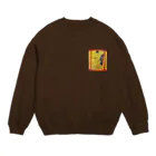 趣味の民藝の消火器注意書　Fire extinguisher notes Crew Neck Sweatshirt