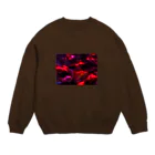 ひつじとねこの金魚 Crew Neck Sweatshirt