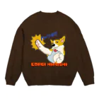 永野 ひろし（コーギー）のパーンチ（透過ver.） Crew Neck Sweatshirt