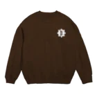 LAFFINEのLAFFINE③white Crew Neck Sweatshirt