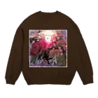 Lost'knotの紅イ花嫁 Crew Neck Sweatshirt