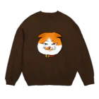 ＯＮＩＧＩＲＩ／■＼ＳＡＮの実家のねこ Crew Neck Sweatshirt