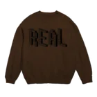 いちごだい福のいつも本物だとは限らない Crew Neck Sweatshirt