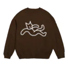 オマ内藤の尻もち（上段） Crew Neck Sweatshirt