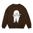 MOGURAのもぐらとミミズ Crew Neck Sweatshirt