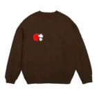 いろどりぱんだのあっぷるぱんだ Crew Neck Sweatshirt