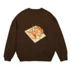 トロ箱戦隊本部の焼き餃子 Crew Neck Sweatshirt