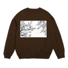 マンガITアシスタント ショップのさくら満開 Crew Neck Sweatshirt