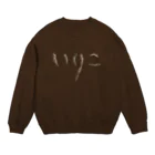 tamaccoのいりこ Crew Neck Sweatshirt