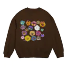 Washiemon and Ai-chan's ShopのPansies Crew Neck Sweatshirt