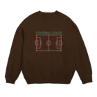 KAWAGOE GRAPHICSのフットボールピッチ Crew Neck Sweatshirt