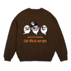 gunjho'sgalleryのハッピーハロウィン Crew Neck Sweatshirt