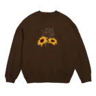 いぬとはなたばのフィンセント・ワン・コッコ Crew Neck Sweatshirt