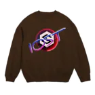 IOST_Supporter_CharityのIOST【ホッパーデザイン】グラデーション（紫） スウェット