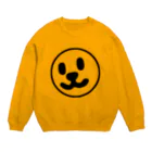 週刊少年ライジングサンズのSmile Face Black Line Crew Neck Sweatshirt