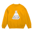 NIKORASU GOの祭りデザイン「金魚すくい」 Crew Neck Sweatshirt