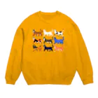 segasworksのネコたち Crew Neck Sweatshirt