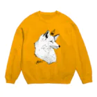 あっQ屋のアカギツネ Crew Neck Sweatshirt