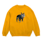 noe_to_meg (ノエとめぐ)のスタンドブリンドルブヒ Crew Neck Sweatshirt