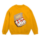 なたね。のニワトリたまご6羽パック(淡色向け) Crew Neck Sweatshirt