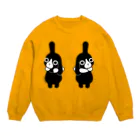 キュウトグラフィックスの美容に気を使ううさぎ＊ウェア Crew Neck Sweatshirt