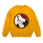 WebArtsのHanafuda January Design "Pine and Crane" 一月の花札「松に鶴」01 Crew Neck Sweatshirt