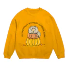 hashiba_の見たこともないほど太ったリス Crew Neck Sweatshirt