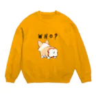 ___Niboshiのシャイなコーギーくん Crew Neck Sweatshirt