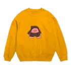 もふもふ堂のビッグフット Crew Neck Sweatshirt