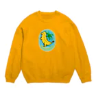 ハッピーボツボイのバナナザウルス(クダモノドンシリーズ) Crew Neck Sweatshirt