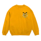 ロジローのあっかんべーこ(黄) Crew Neck Sweatshirt