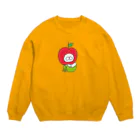 くらきち ONLINE SHOPのねこタイツ りんご Crew Neck Sweatshirt