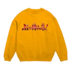 ルルののろいの【過労死防止祈願】ぶっ樽ん＄！ Crew Neck Sweatshirt