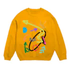 うずのまきのこっちあっちそっちどっち Crew Neck Sweatshirt