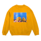 kunisakiokosunjarのおしり岩 Crew Neck Sweatshirt