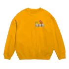 Aya@爬虫類グッズのドット絵ヒョウモントカゲモドキ Crew Neck Sweatshirt