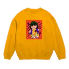 OrangeのHeartBreak Crew Neck Sweatshirt