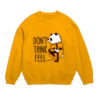 キッチュのヌンチャクパンダ Crew Neck Sweatshirt