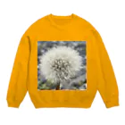 でおきしりぼ子の実験室のわたげのうたげ-正方形 Crew Neck Sweatshirt