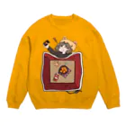 たいぼくのこたつで寝よね Crew Neck Sweatshirt