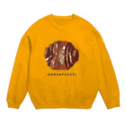 週末北欧部のフィンランドのシナモンロール Crew Neck Sweatshirt