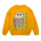 LalaHangeulのHORNED OWL (ミミズク) Crew Neck Sweatshirt