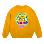 ✨🌈✨ユラクラカン🇯🇵 ✨🌈✨の🍊🐈 オレンジキャット🍊🐈　ライト Crew Neck Sweatshirt