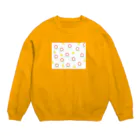 🐅ailove🥰💞🧁のゆるフラワー♡ Crew Neck Sweatshirt