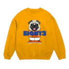 Eight3のEight3 dog(パグ） Crew Neck Sweatshirt