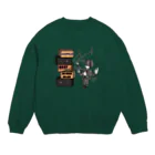 うめぼしととまととごはん。の繋ぐ音と手話と山と大島紬と。 Crew Neck Sweatshirt