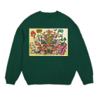 ART IS WELLのKING marijuana Crew Neck Sweatshirt