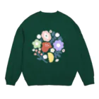 うめひじきのイロイロ花 Crew Neck Sweatshirt