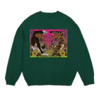 ねこのLAPHCONESSのラフヴーリン　ボタニカル Crew Neck Sweatshirt