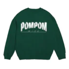 mf@PomPomBlogのThrasher Pom Pom Blog Logo（white） スウェット